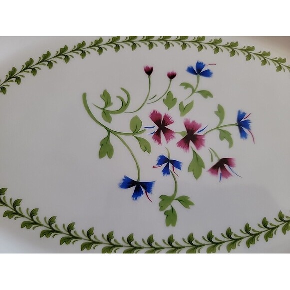 Godinger Petite Fleur 14” Oval Platter With Box - Picture 2 of 5